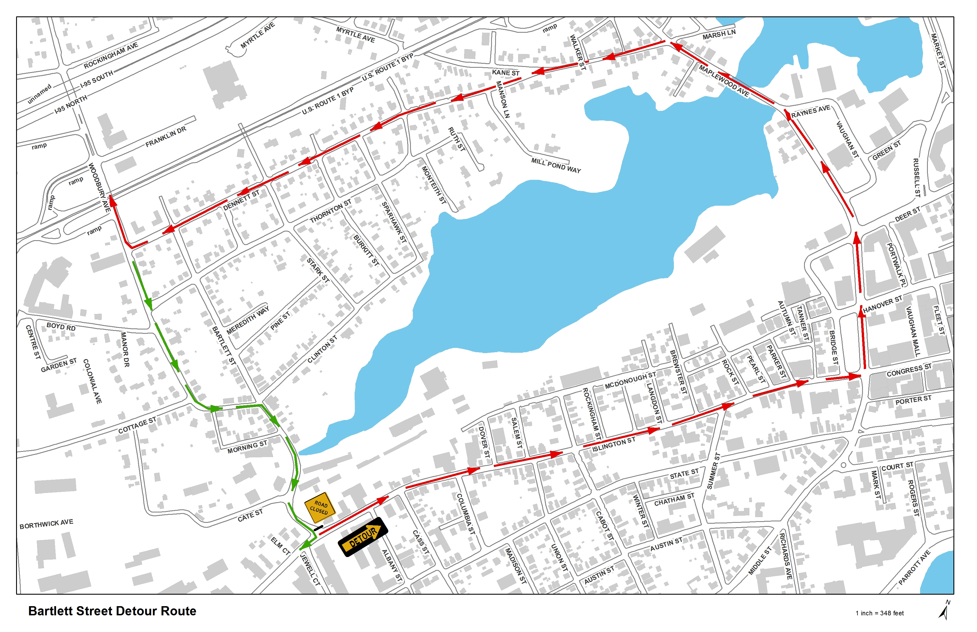 Detour Map