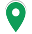 Green map pin