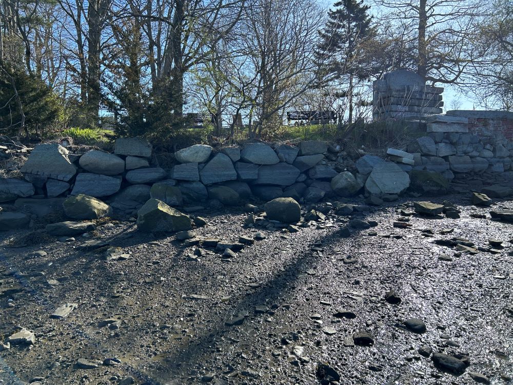 North Cemetery seawall