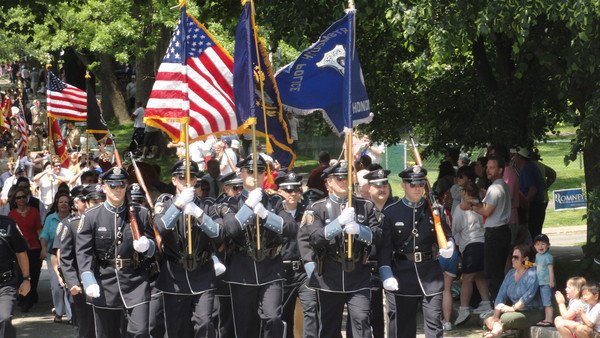 Honor Guard leading a parade