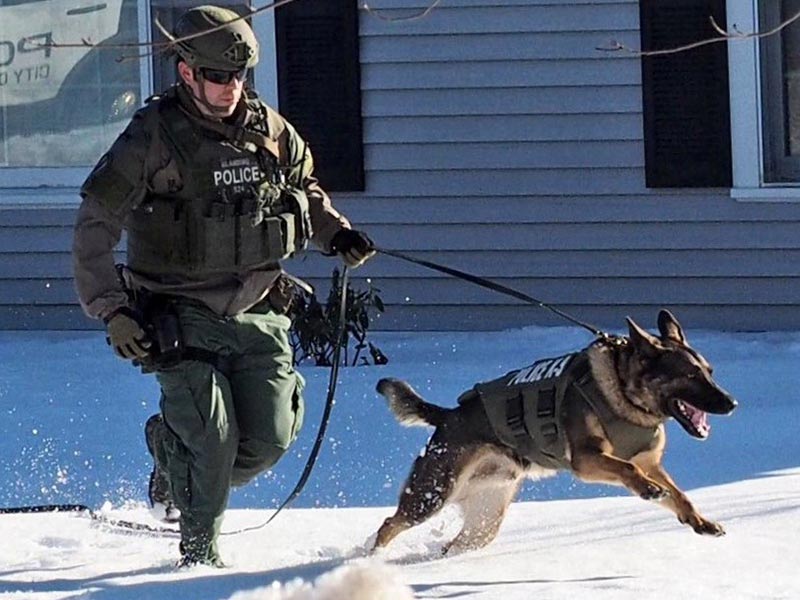 SERT Officer with K-9