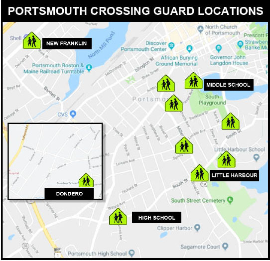 School crossing map