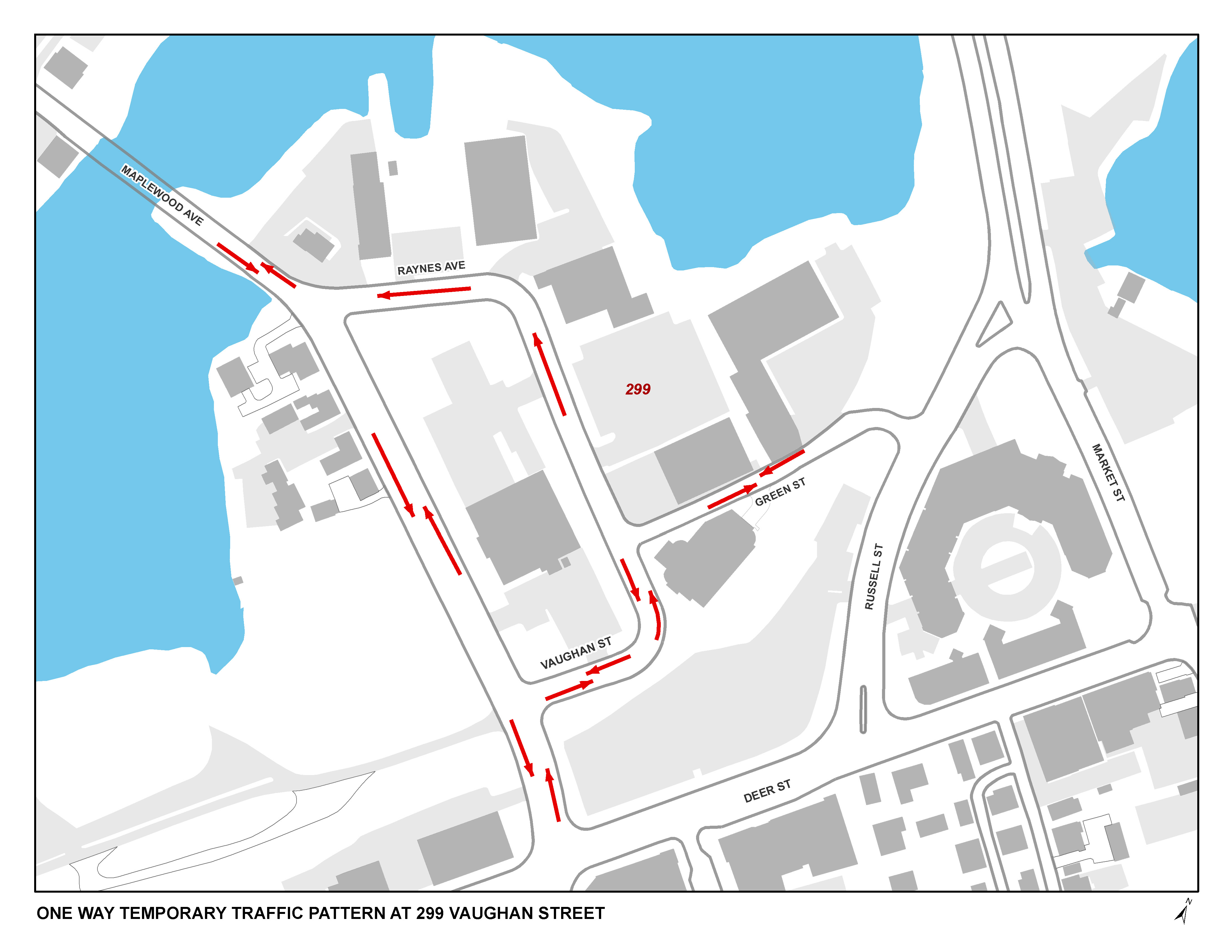 Vaughan Street Traffic Pattern