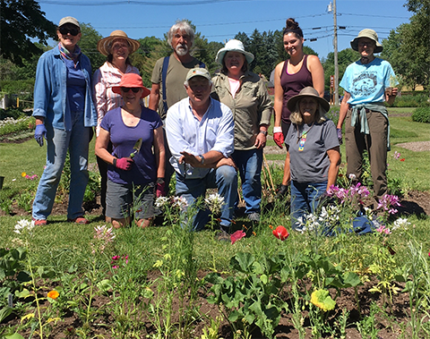 MSL Celia Thaxter Garden team