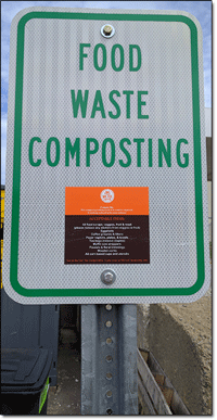 Food Waste Composting Sign