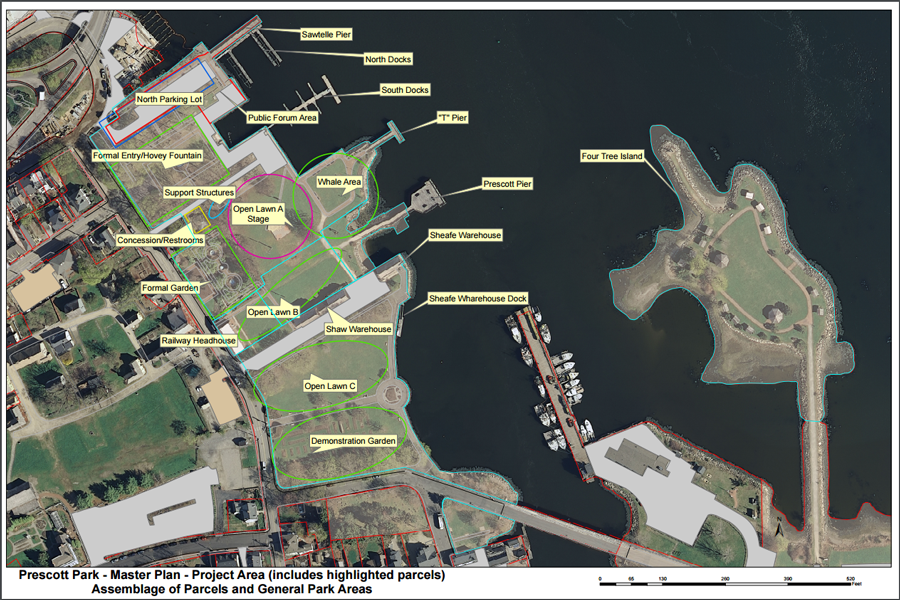 Prescott Park Master Plan Project Area Map