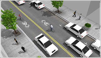 Shared Bike Lane Concept