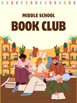 Middle School Book Club -- link to online calendar 