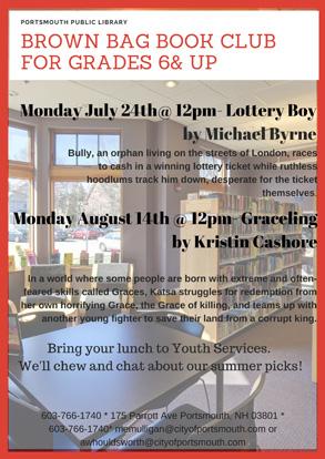 Brown Bag Book Club 2017 flyer