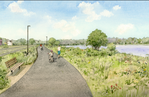 North Mill Pond Trail Rendering