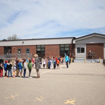 New Franklin School Recess Line