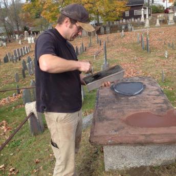 Odiorne Tomb Being Restored