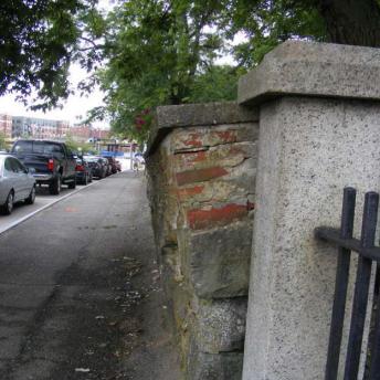 North Wall Reconstruction close up