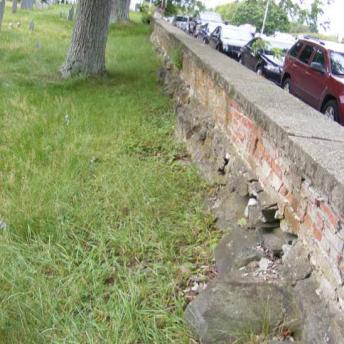 North Wall Reconstruction from behind