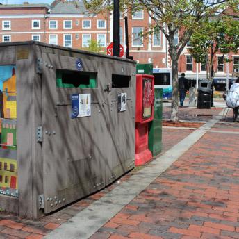 Market Square Recycling Containers