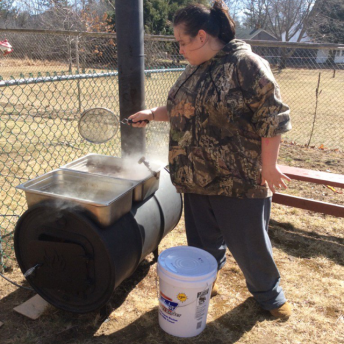 Tending to the Syrup