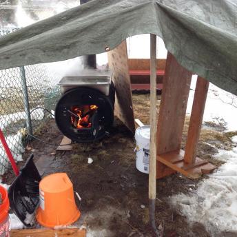 Cooking in the Snow