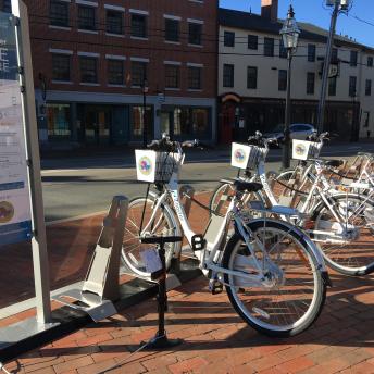 Zagster bike share station