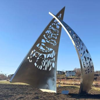 Endeavor sculpture at Bohenko Park