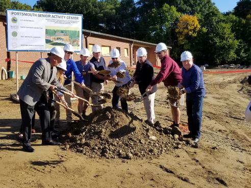 Groundbreaking for new Senior Activity Center