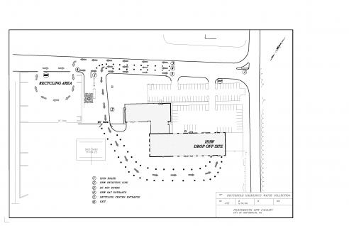 Hazardous Waste Drop-off Site Map