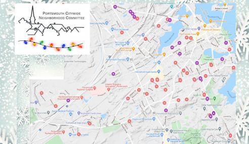 Holiday Lights Winners Map