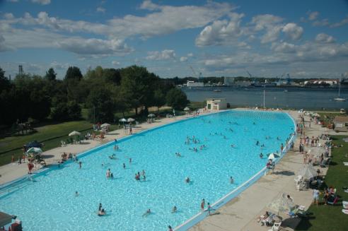 Peirce Island outdoor pool.