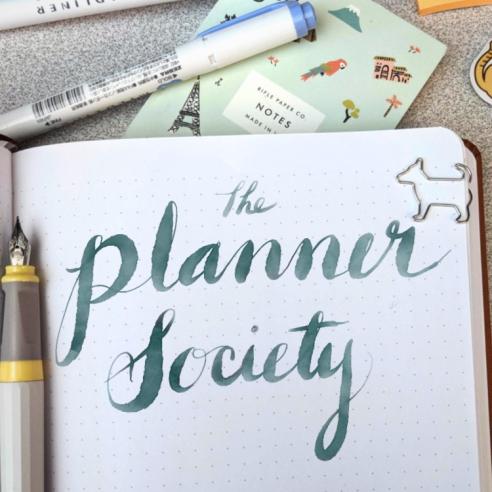 The Planner Society pen notebook and pencil