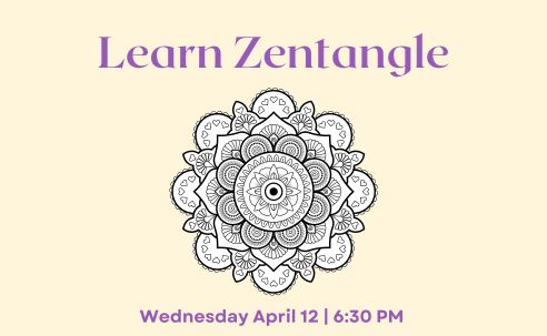 Learn Zentangle Wednesday April 12 6:30 PM Zentangle pattern