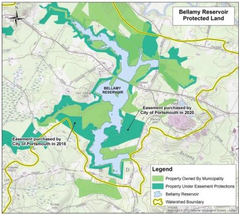 Bellamy Reservoir Protected Land