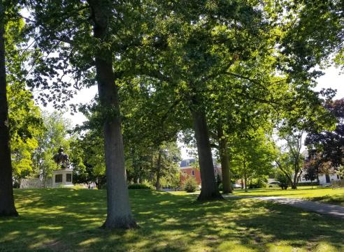 Haven Park and Porter statue.