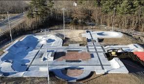 Portsmouth Skate Park aerial view