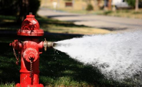 Fire hydrant flushing